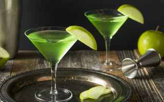 Яблочный мартини (Appletini) – коктейль без вермута