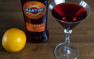 Как пить Мартини Фиеро (Martini Fiero) – коктейли с тоником, шампанским и соками