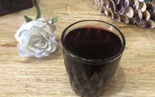 Домашняя вишнёвая ратафия (сладкая водка)