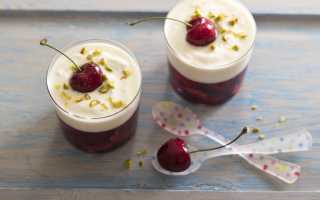 Десертная закуска «Вишня (черешня) в красном вине»
