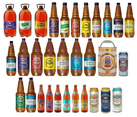 фото видов пива букет Чувашии