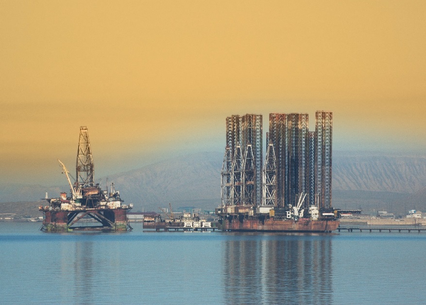 добыча нефти в Каспийском море