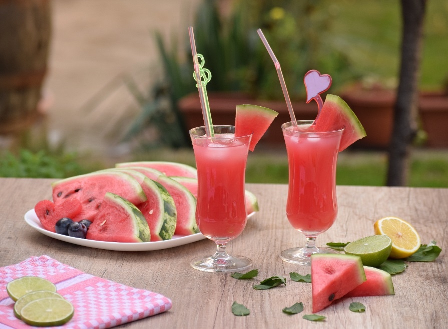 коктейль арбуз с водкой фото