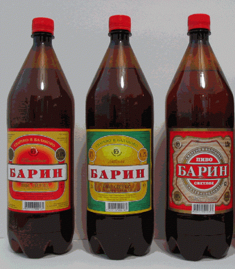 фото ассортимента пива барин