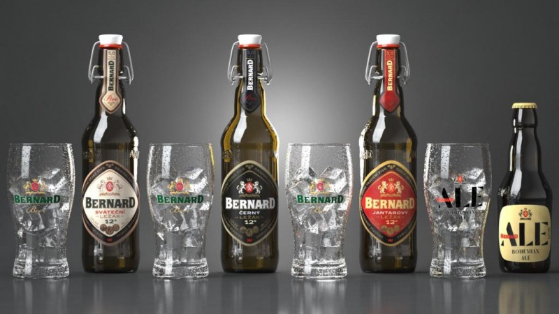 фото ассортимента пива Бернард