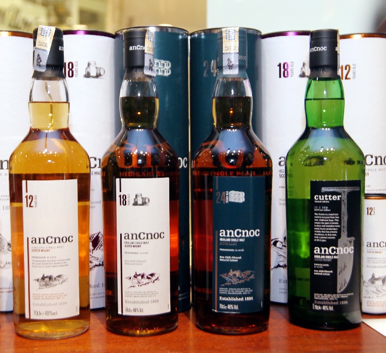 фото ассортимента виски AnCnoc