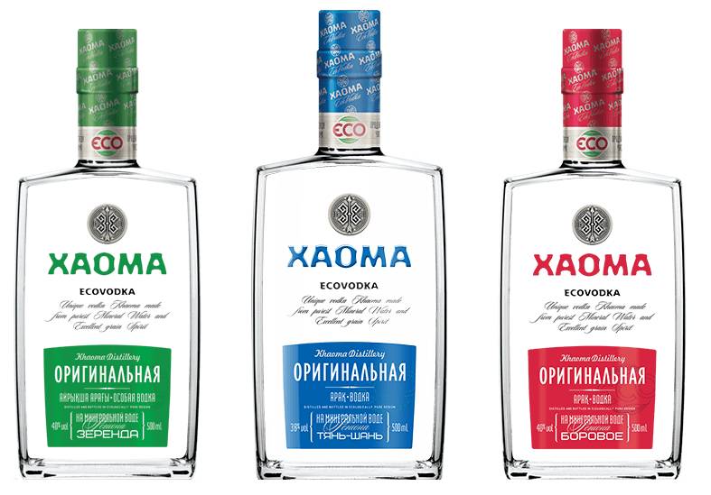 виды водки Хаома фото