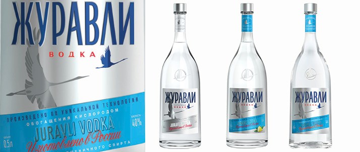 фото видов водки журавли