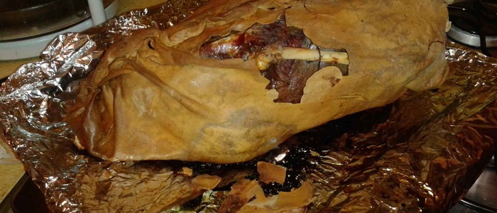 Гусь в тесте Гусь в тесте в духовке