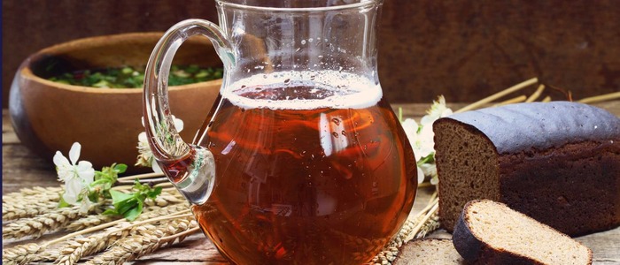 Квас из ржаного хлеба