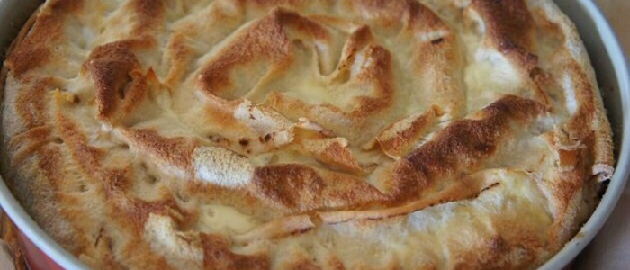 Лаваш в заливке в духовке