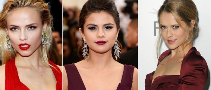 Макияж под красное платье Макияж под красное платье для русых