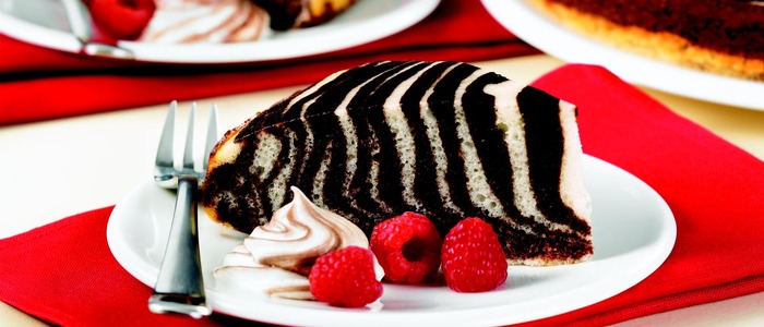 Пирог Зебра Пирог Зебра на сметане