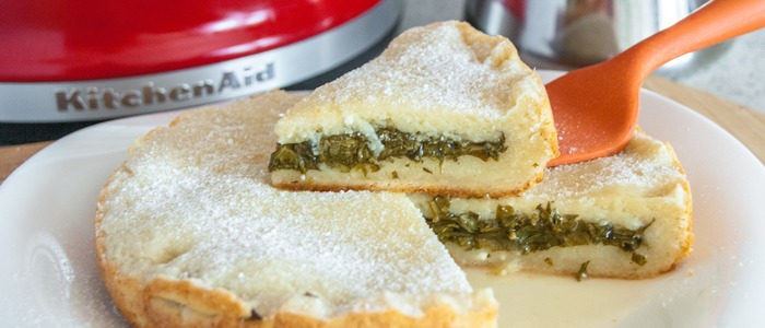 Сладкий пирог с щавелем