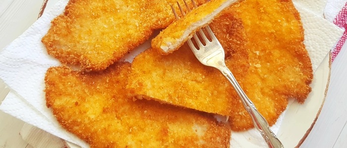 Шницель рубленый из куриной грудки