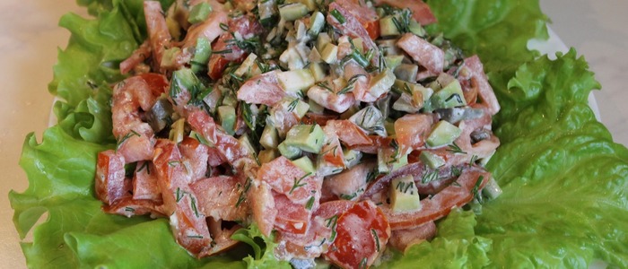 Салат Кремлевский Салат Кремлевский из огурцов....