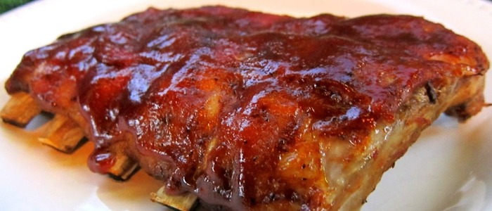 Свиные ребрышки в духовке Свиные ребрышки в духовке с медом