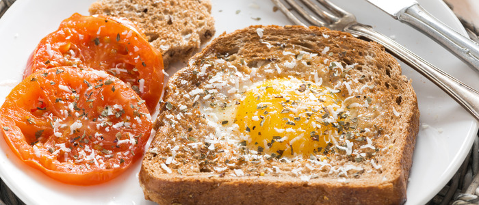 Яичница в хлебе Яичница в хлебе в духовке