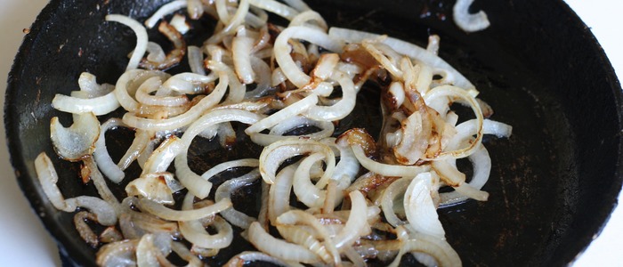 Жареный хрустящий лук