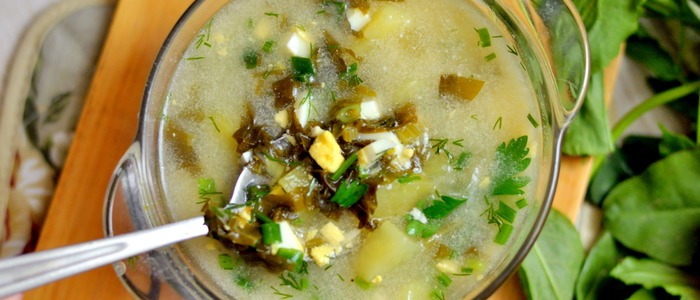 Зеленые щи в мультиварке