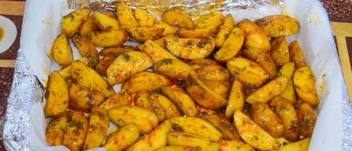 картофель айдахо в духовке