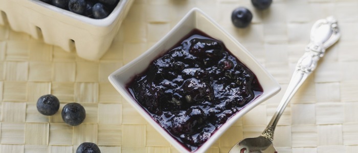 черника с сахаром на зиму