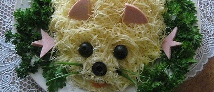 Салат мышка на Новый год