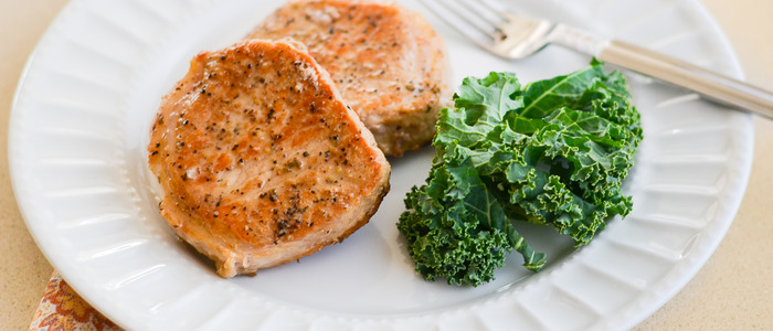 эскалоп из свинины с картофелем