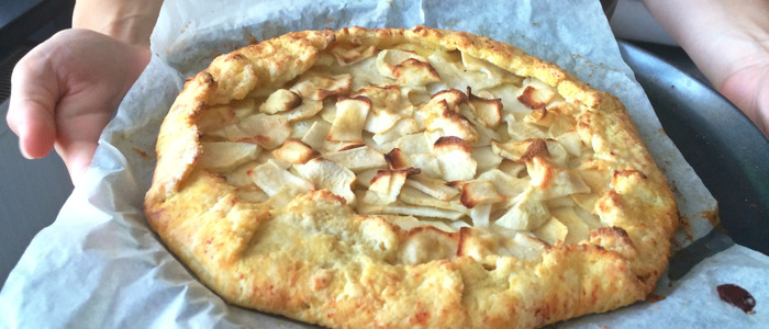 галета с яблоками галета с яблоками и корицей