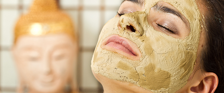 Желтая глина для лица Глина для лица для проблемной кожи