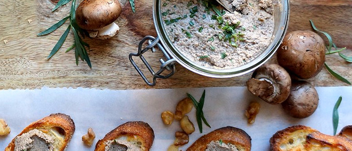 грибной паштет из шампиньонов