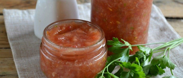 хреновина на зиму из помидоров