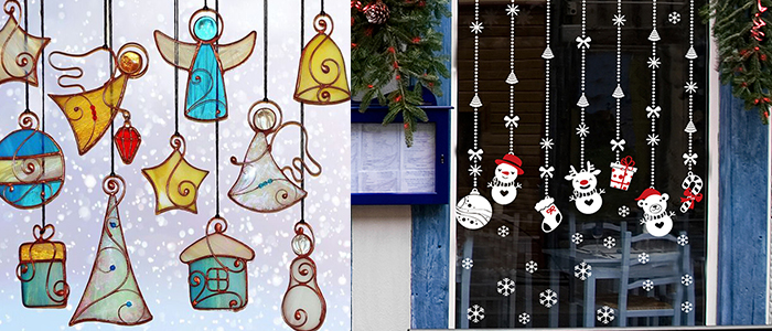 Как украсить окно на Новый год Как украсить окно на Новый год дома