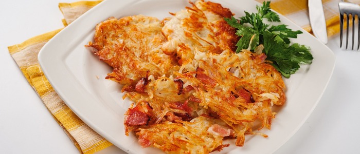 картофельные драники с сыром