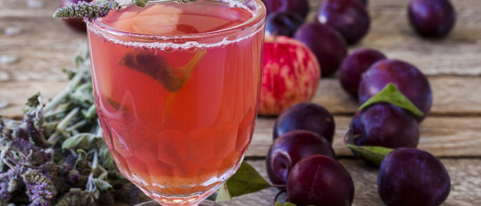 компот из сливы с косточками