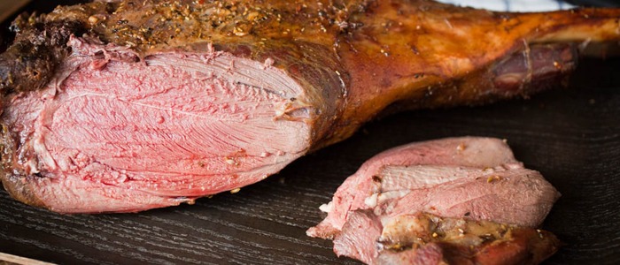 нога косули в духовке