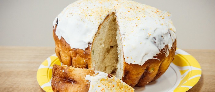 творожный кулич в мультиварке