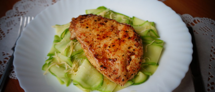 куриная грудка с кабачками в духовке