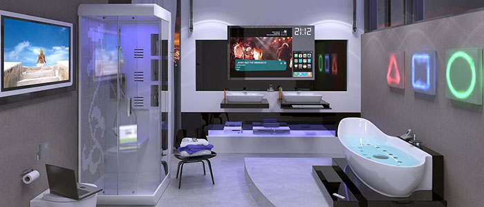 Ванная в стиле хай-тек Ванна в стиле хай-тек