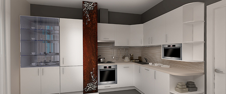 Дом в стиле модерн Кухня в стиле модерн