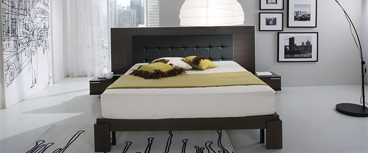 Кровать в стиле модерн Спальня в стиле модерн