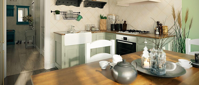 Столовая в стиле прованс Кухня в стиле прованс