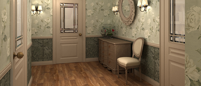 Квартира в стиле прованс Прихожая в стиле прованс