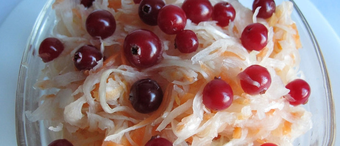 квашеная капуста с клюквой квашеная капуста с клюквой и яблоками
