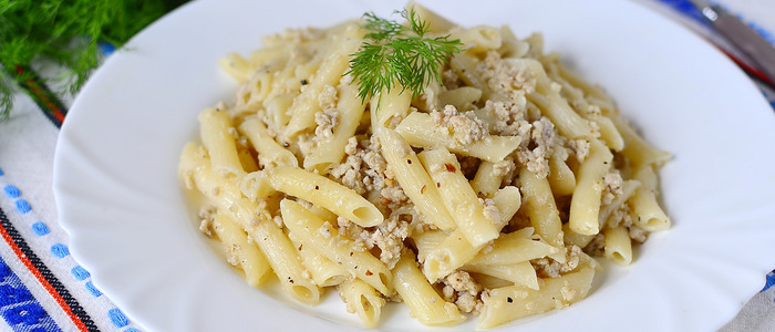 Простые макароны по-флотски с фаршем Макароны по-флотски с фаршем вкусные