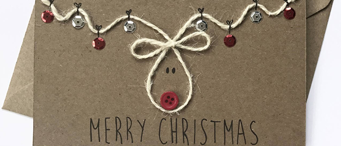 Простая открытка на Новый год своими руками Красивая открытка на Новый год своими руками