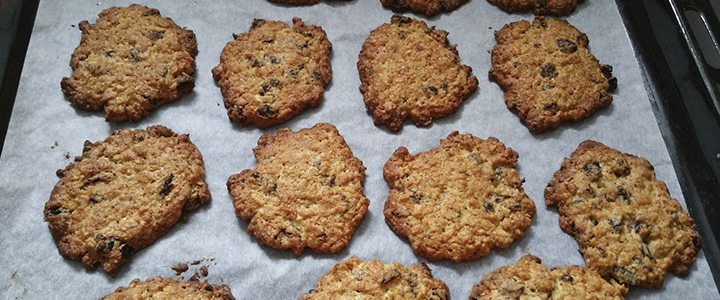 Овсяное печенье Овсяное печенье с курагой