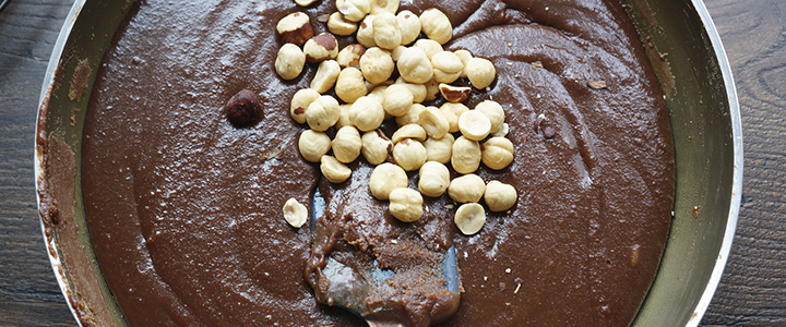 Паста из фундука с какао Паста из фундука