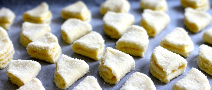 печенье Гусиные лапки из творога