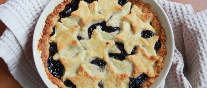 пирог с черникой в духовке